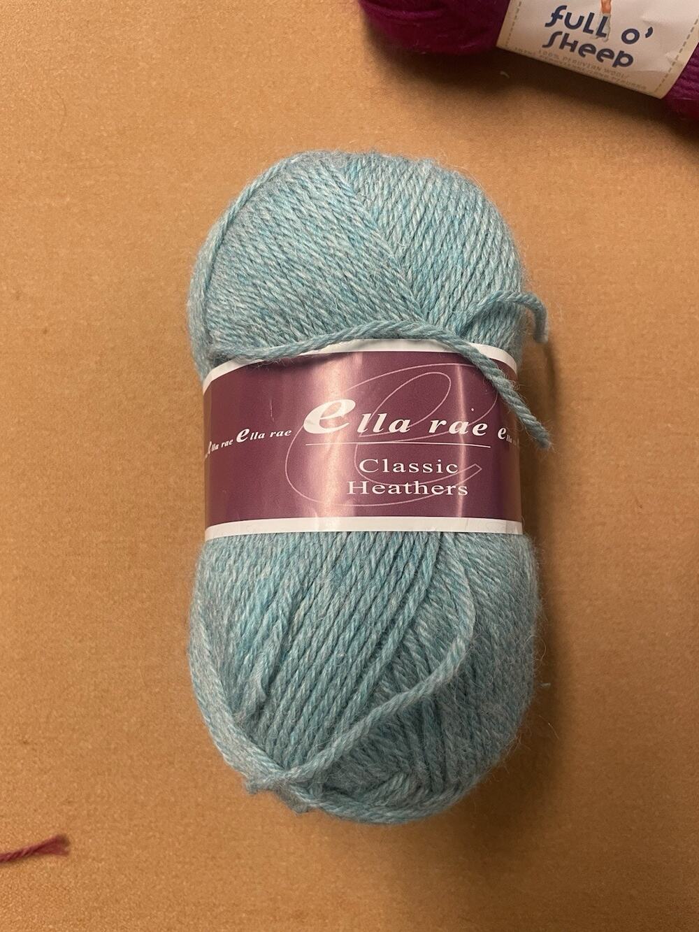Ella Rae Wool Yarn 1 Skein Classic Heathers Knit Crochet Color 154 New